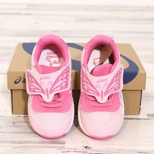 ASICS Kid's Contend 7 Toddler Shoe, K8, Cotton Candy/White Butterfly